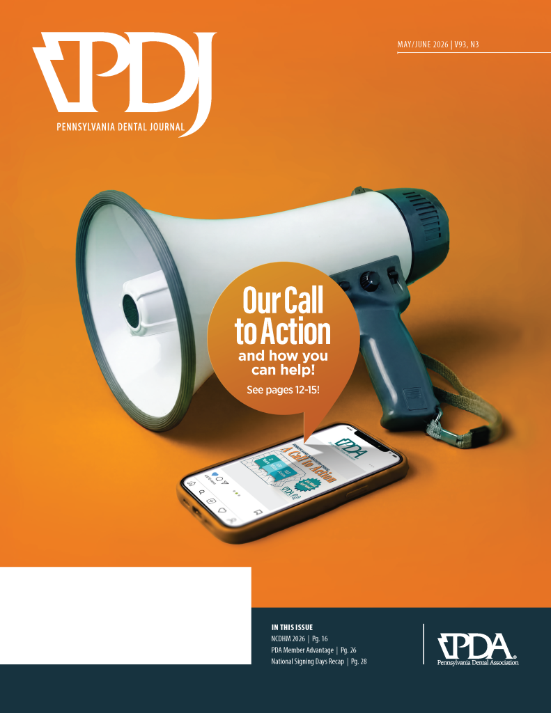 Orange magazine cover with a large megaphone and a circular CTA bubble reading 'Our Call to Action' (See pages 12-15).